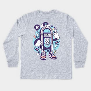 Jukebox Junkie Kids Long Sleeve T-Shirt